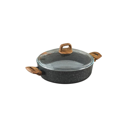 Leydi Natura Kısa 22cm Low Casserole Grey