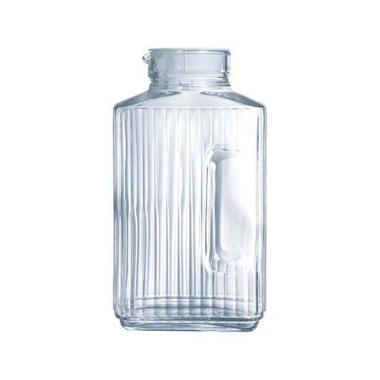 Luminarc Quadro 2Lt Pitcher with Lid Clear