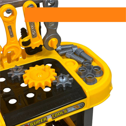 Luxury Combination Tool Workbench Play Set Yellow