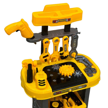 Luxury Combination Tool Workbench Play Set Yellow