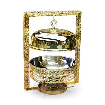 8Lt Hanging Chafing Dish Gold