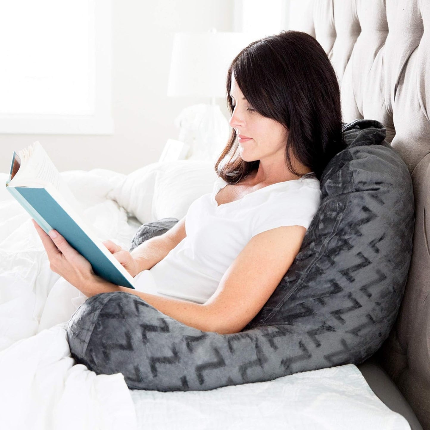 Malouf  Z Lounge Pillow Grey