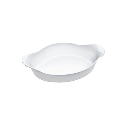 Marinex 600ml Small Opaline Oval Roaster White