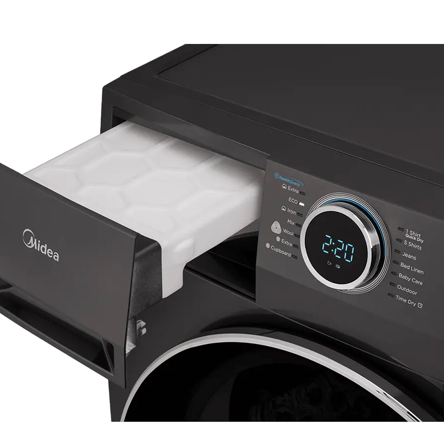 Midea 10kg Heat Pump Dryer with WiFi Titanium
