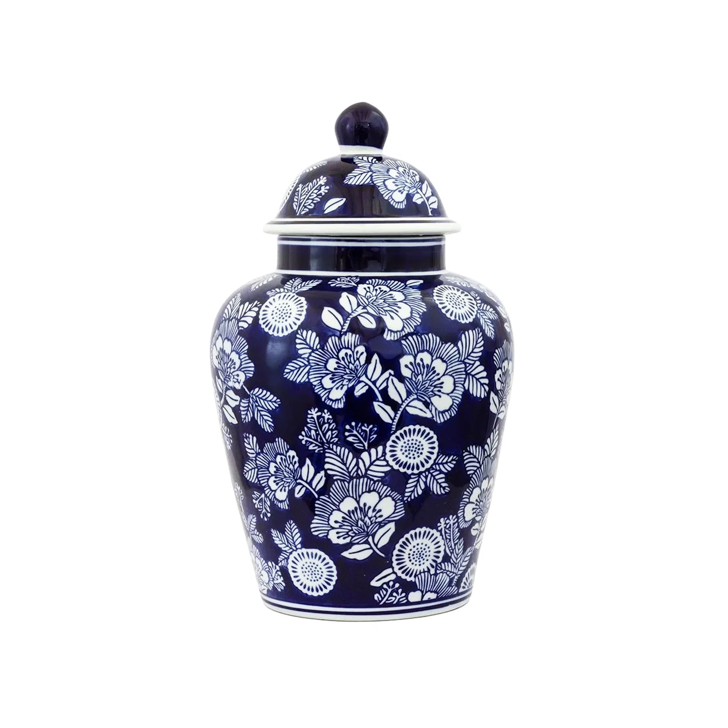 Urban Decor Ginger Jar Blue & White