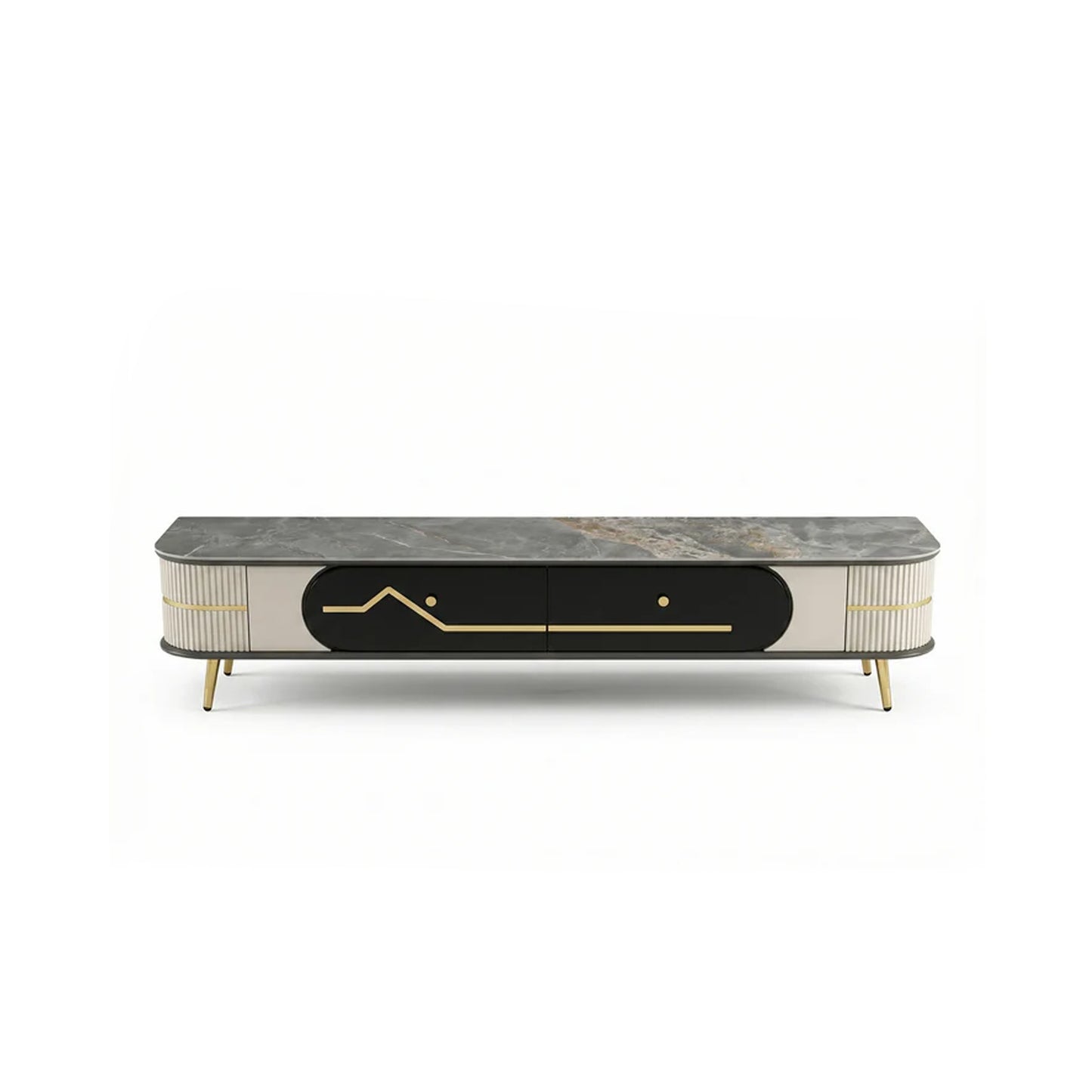 Marble Top TV Stand Multicoloured