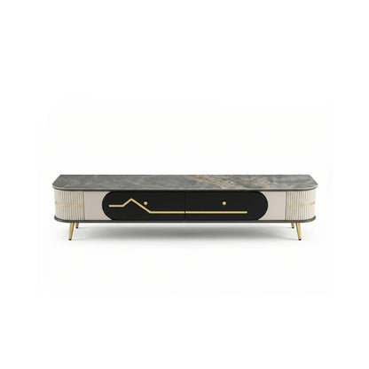 Marble Top TV Stand Multicoloured