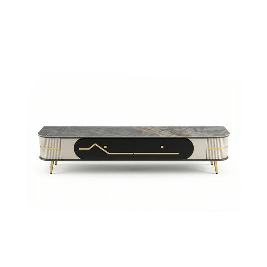 Marble Top TV Stand Multicoloured
