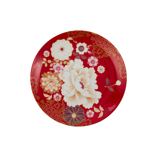 Maxwell & Williams 20cm Kimono Cake Plate Red