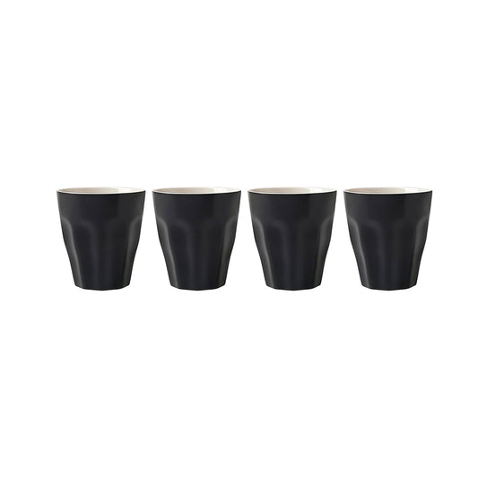 Maxwell & Williams Blend 4 Piece Sala Latte Cup Set Black