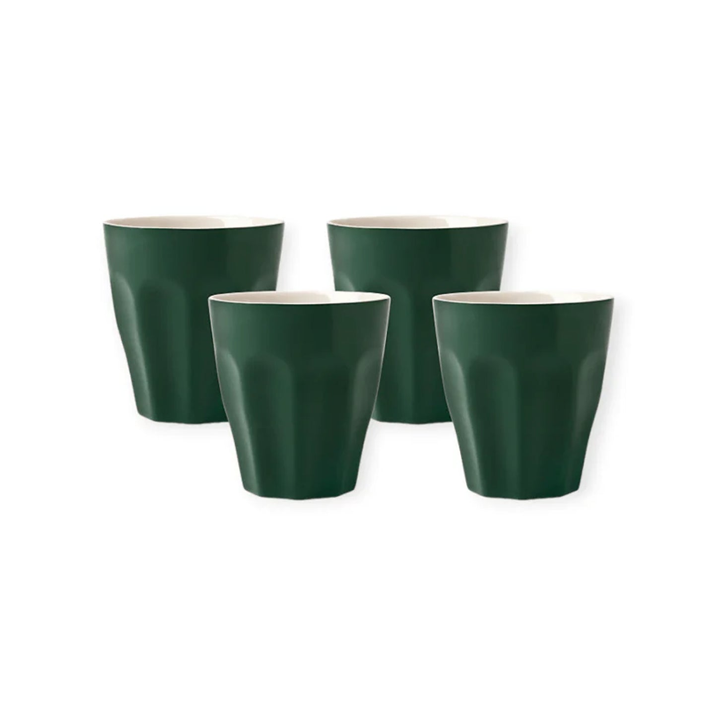 Maxwell & Williams Blend 4 Piece Sala Latte Cup Set Forest Green