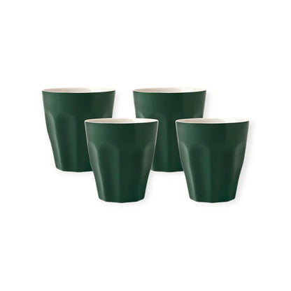 Maxwell & Williams Blend 4 Piece Sala Latte Cup Set Forest Green