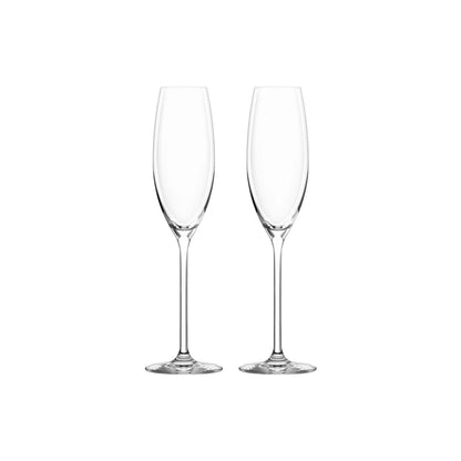 Maxwell & Williams Calia 2 Piece 245ml Flute Glass Set Clear