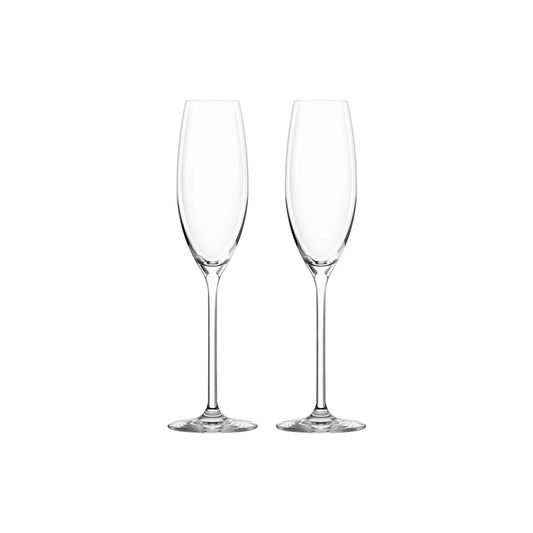 Maxwell & Williams Calia 2 Piece 245ml Flute Glass Set Clear