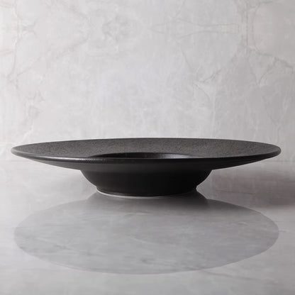 Maxwell & Williams Caviar 28cm Soup Plate Black