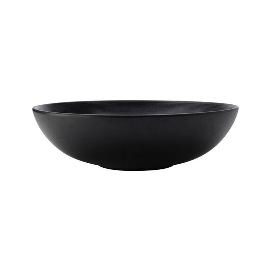 Maxwell & Williams Caviar 36cm Porcelain Salad Bowl Black
