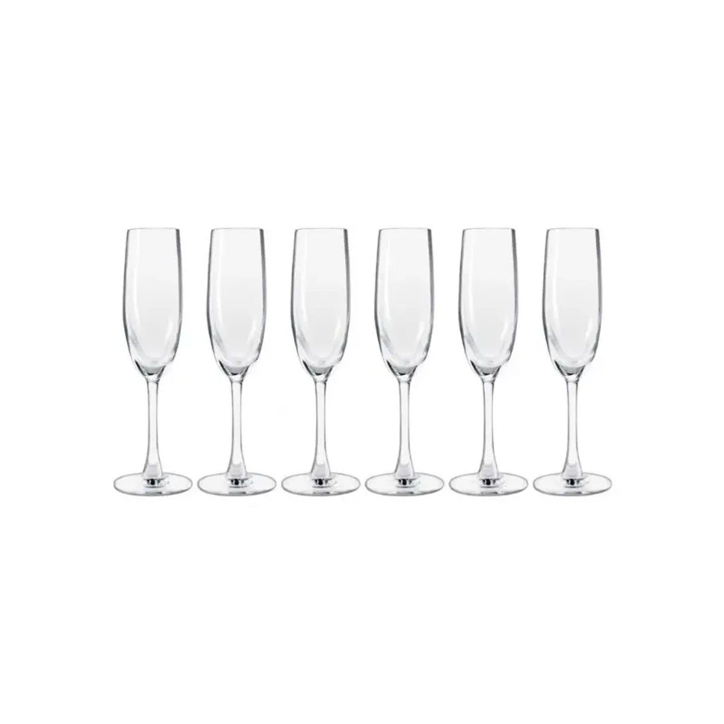 Maxwell & Williams 6 Piece 160ml Cosmopolitan Flute Glass Set Clear