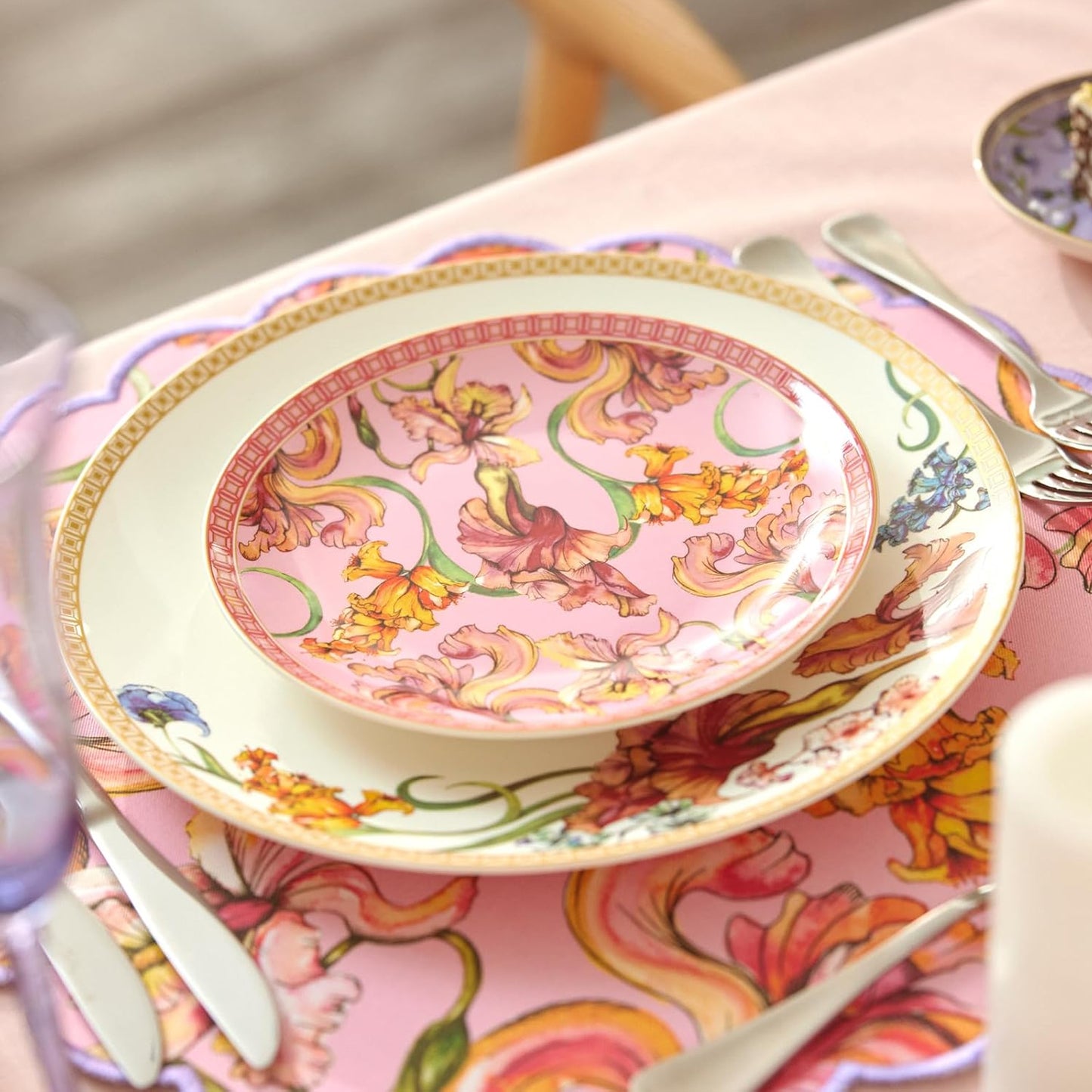 Maxwell & Williams 12 Piece Mystique Coupe Dinner Set Multicoloured