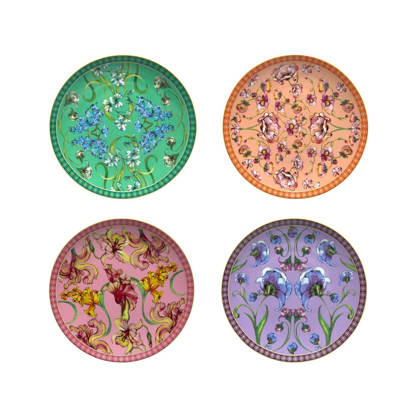Maxwell & Williams 12 Piece Mystique Coupe Dinner Set Multicoloured