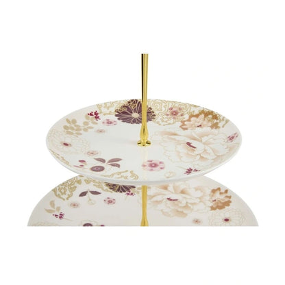 Maxwell & Williams Kimono 3 Tiered Cake Stand White