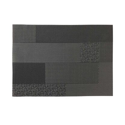 Maxwell & Williams 4 Piece Blocks Placemat Set Black