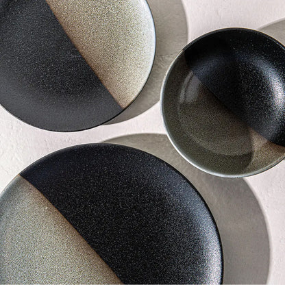 Maxwell & Williams 12 Piece Umi Coupe Dinner Set Black