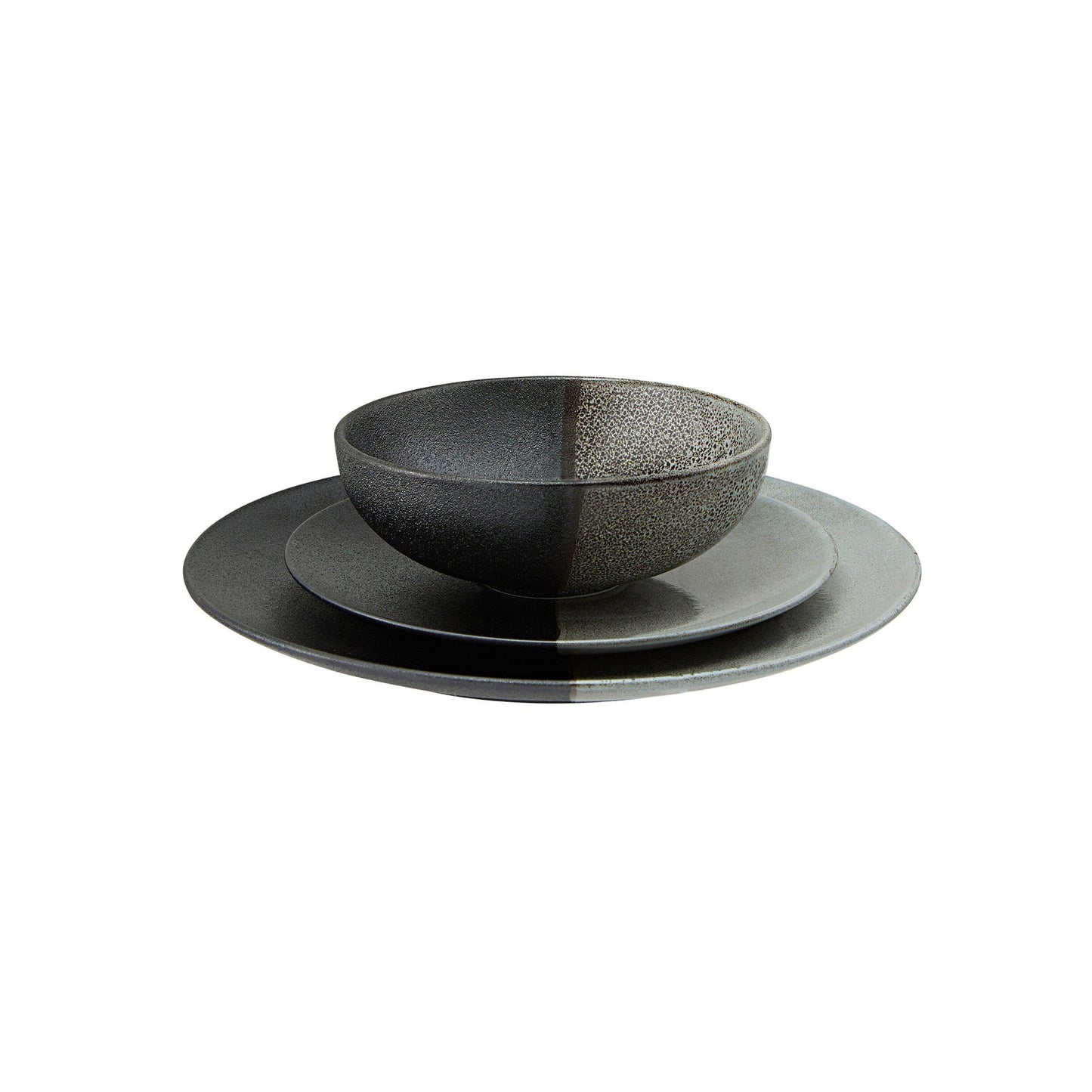 Maxwell & Williams 12 Piece Umi Coupe Dinner Set Black