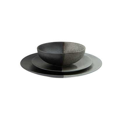 Maxwell & Williams 12 Piece Umi Coupe Dinner Set Black