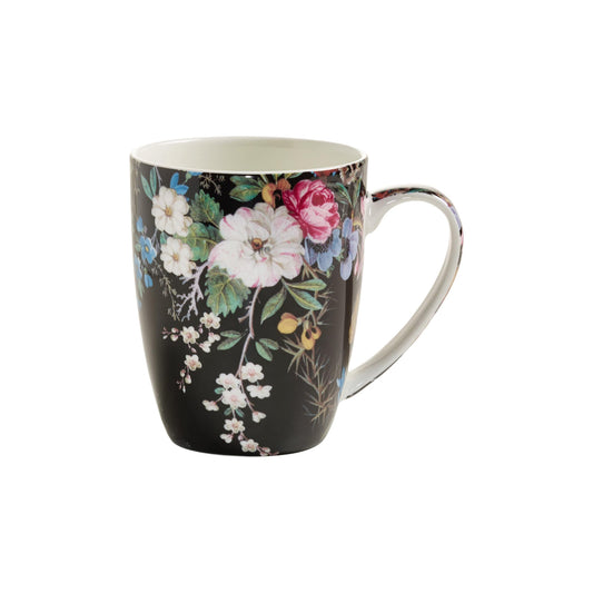 Maxwell & Williams William Kilburn Midnight Blossom 400ml Coupe Mug Multicolored