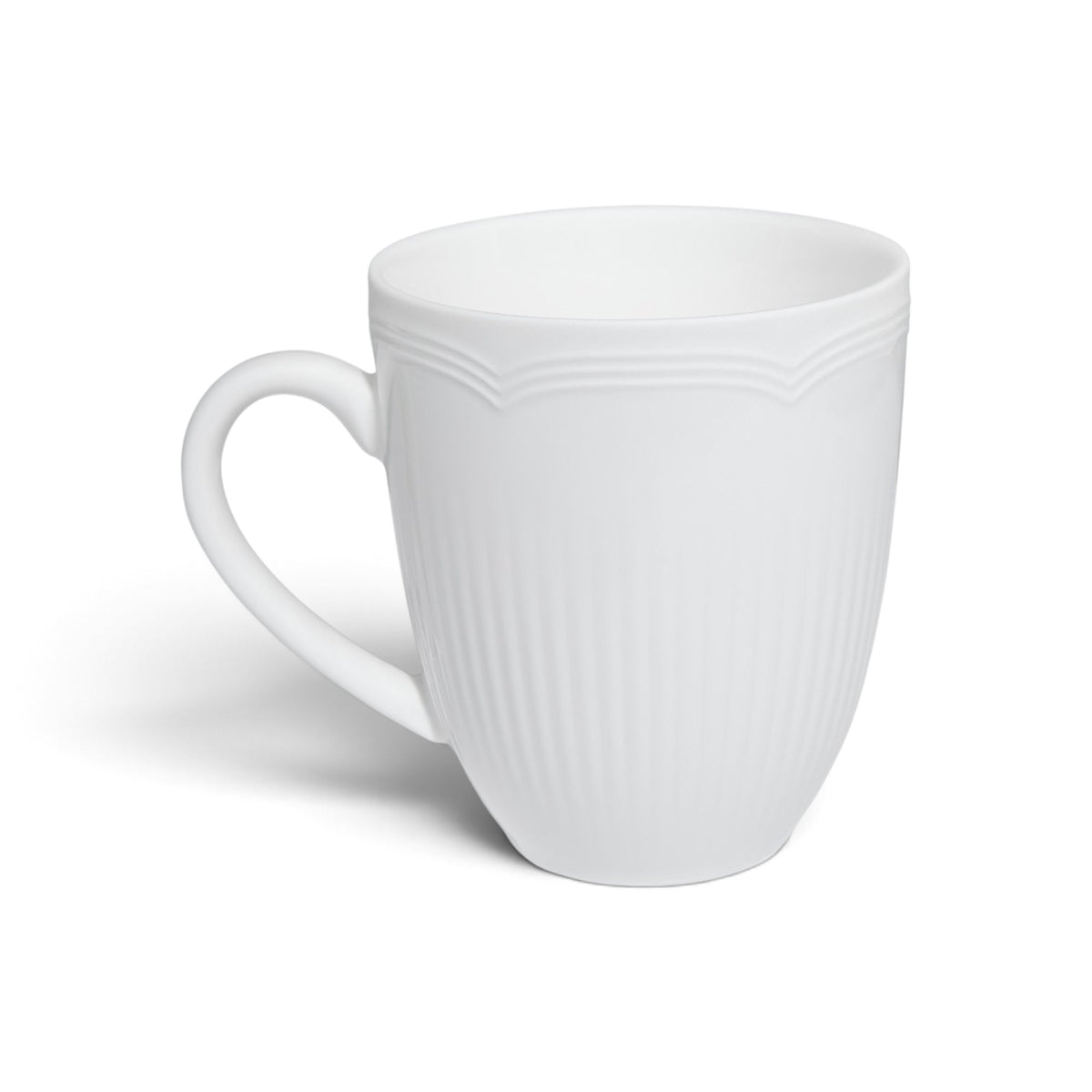 Maxwell & Williams White Basics Rococo 390ml Coupe Mug White