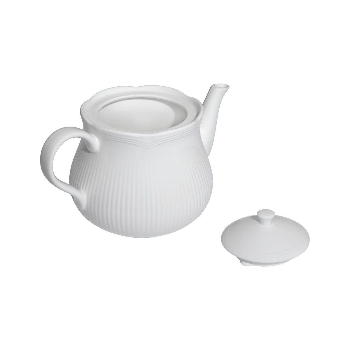 Maxwell & Williams White Basics Rococo 570ml Teapot White