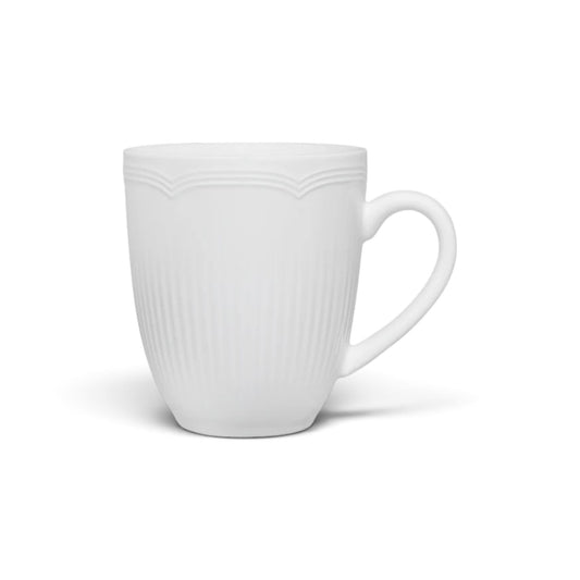 Maxwell & Williams White Basics Rococo 390ml Coupe Mug White