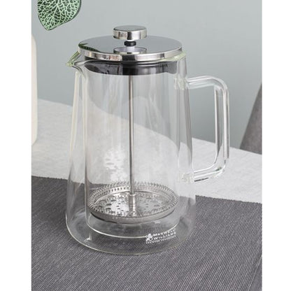 Maxwell & Williams Blend Vienna 350ml Double Wall Plunger Clear