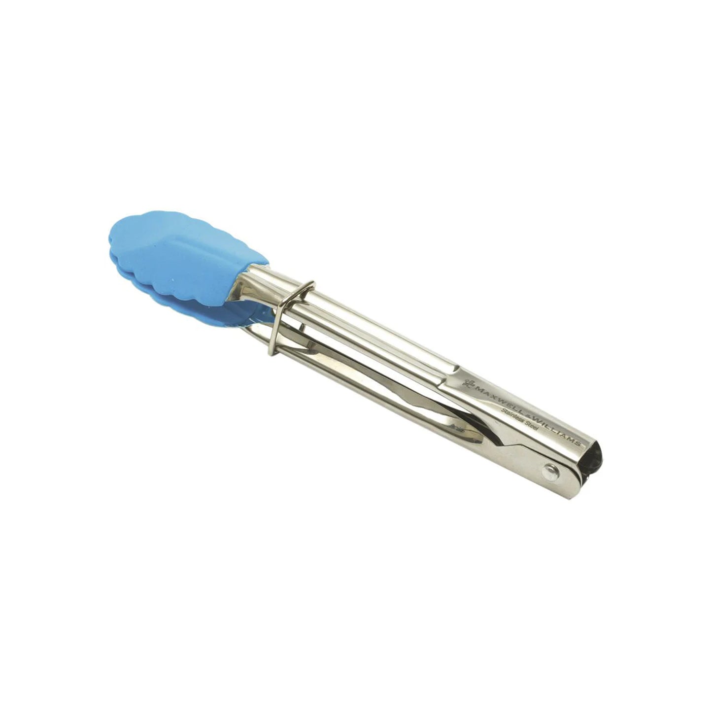 Maxwell & Williams Silicone 18cm Mini Tongs Blue