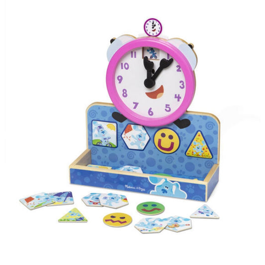 Melissa & Doug Blues Clues & You! Tickety-Tock Wooden Magnetic Clock