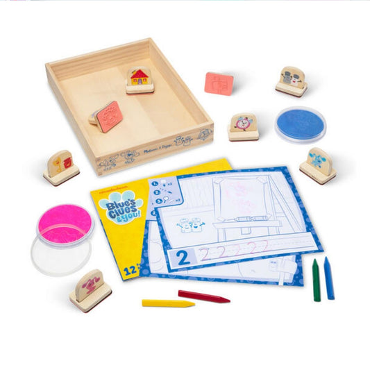 Melissa & Doug Blues Clues & You! Wooden Handle Stamps Activity