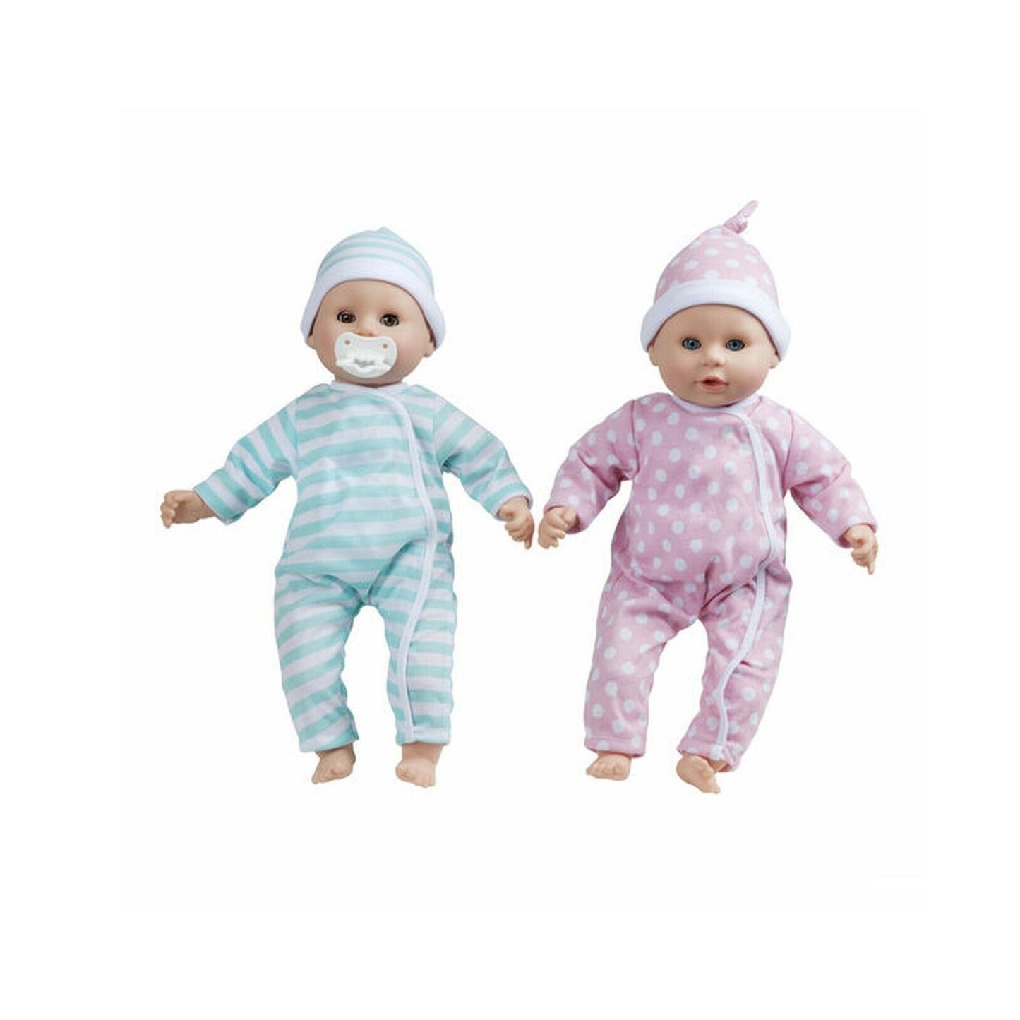 Melissa & Doug Mine to Love Twins Luke & Lucy Dolls Blue & Pink