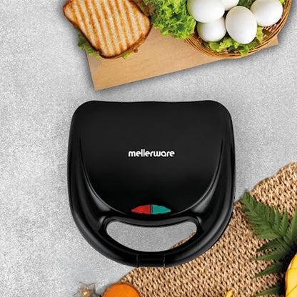 Mellerware 2 Slice Sandwich Maker Black