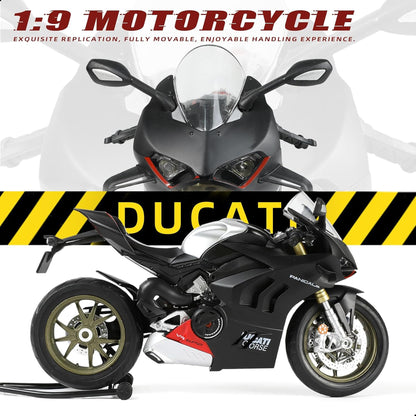 Die-Cast Motorcycle Model Black (Pre-order)