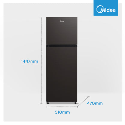 Midea 173L Top Mount Freezer Anthracite