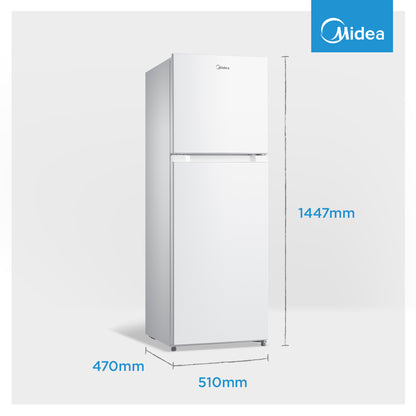 Midea 173L Top Mount Freezer White