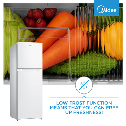 Midea 173L Top Mount Freezer White
