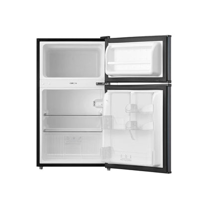 Midea 87Lt Double Door Bar Fridge Metallic