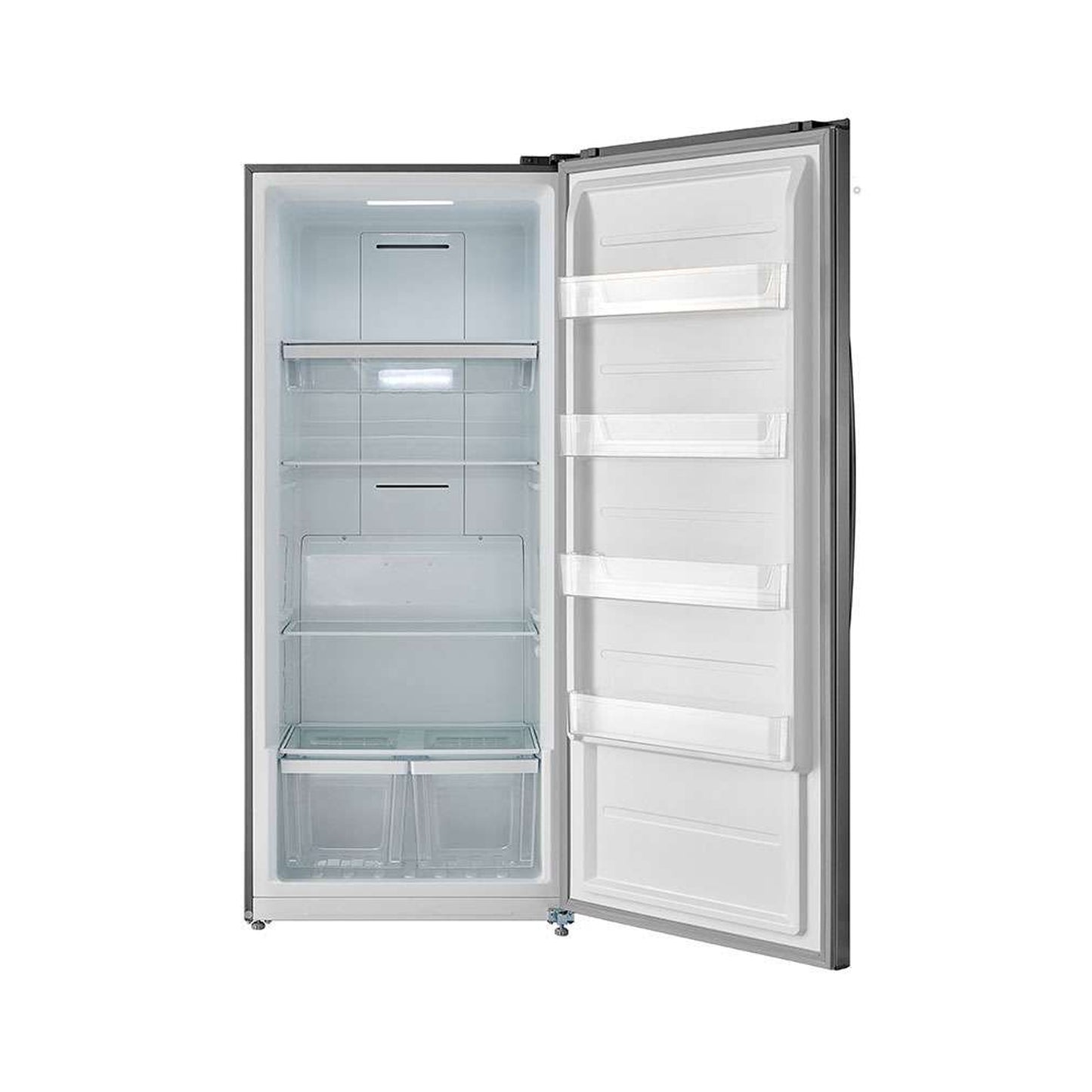 Midea 595Lt Upright Fridge Metallic