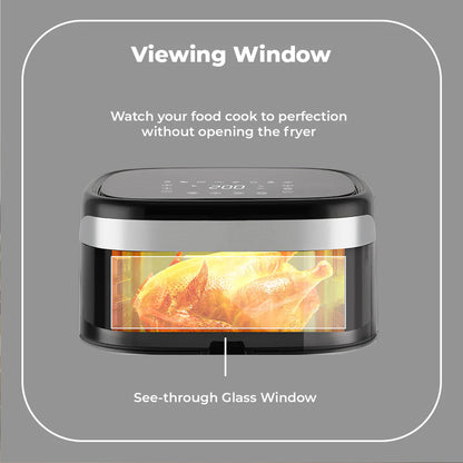 Milex 10Lt Digital Air Fryer Silver