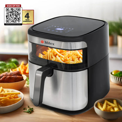 Milex 10Lt Digital Air Fryer Silver