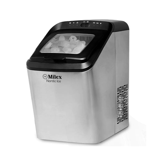 Milex Nordic 15kg Ice Maker Silver