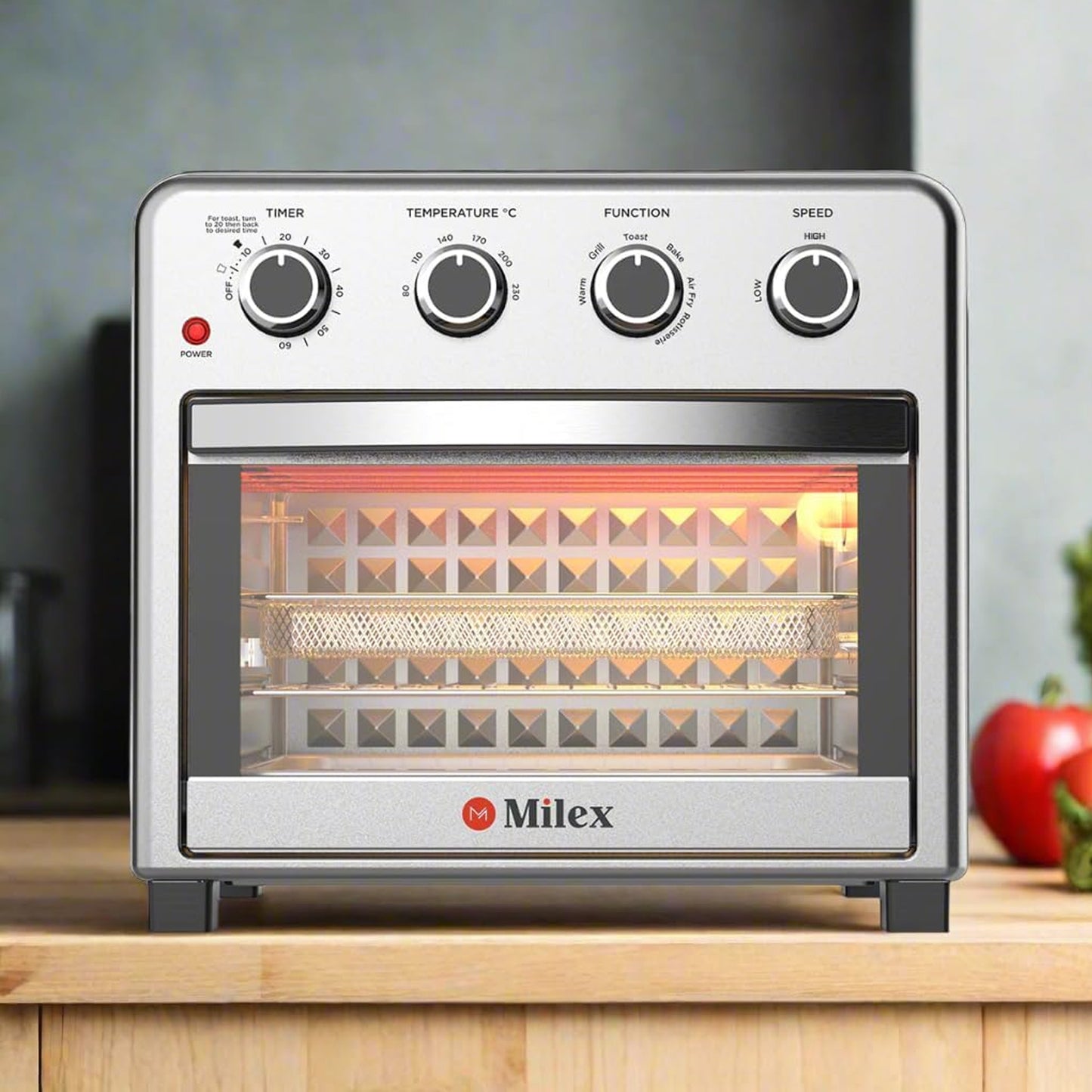 Milex 25Lt Air Chef Silver