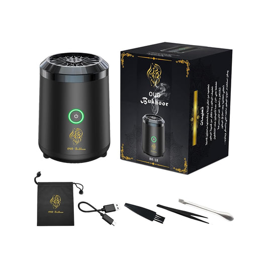 Portable Electric Incense Burner Black