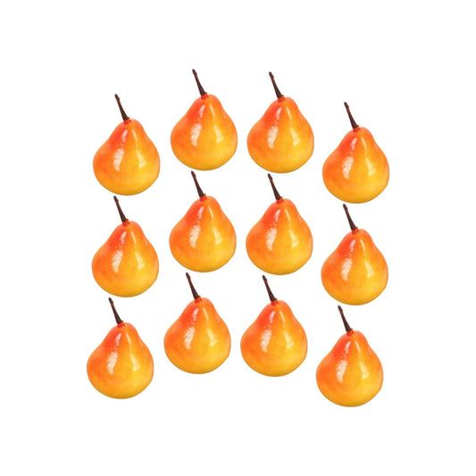 Kitchen Life Mini Pear Artificial Fruit Pack Multicoloured
